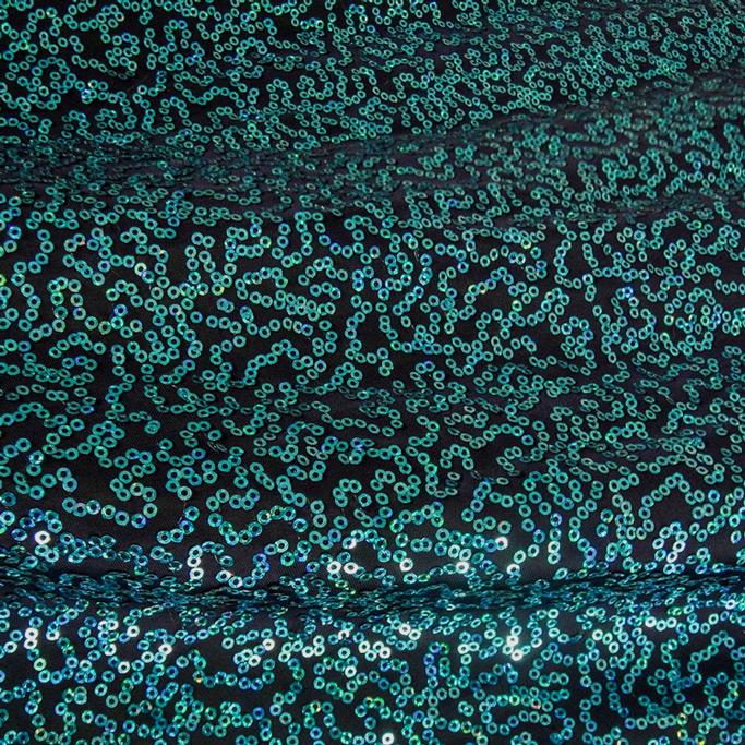 Fever Stretch Mesh Sequin Fabric | Blue Moon Fabrics, Silver